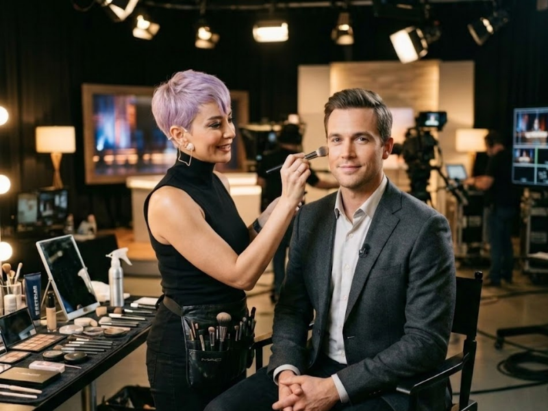 Erkek Kamera Önü Makyajı